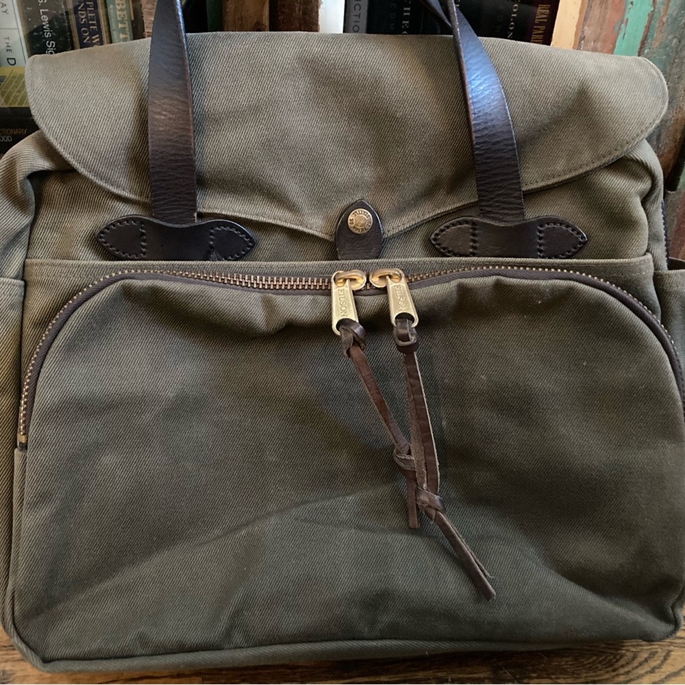 Filson Rugged Twill Computer Bag {otter green}